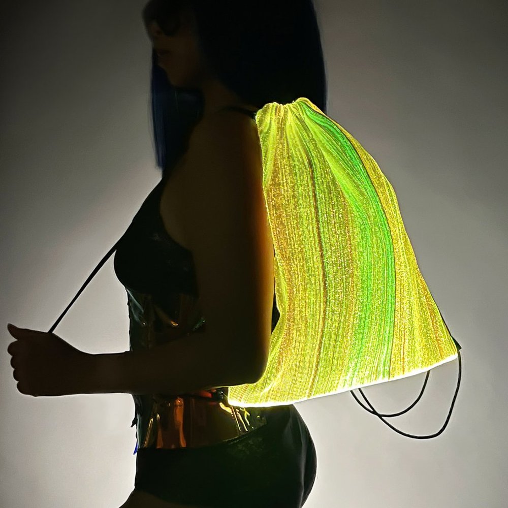 Tektronic Fiber Optic Light Up Backpack
